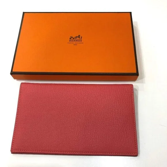 HERMES Writing instruments Agenda Vision 2 Stationery Notebook cover Chevre pink